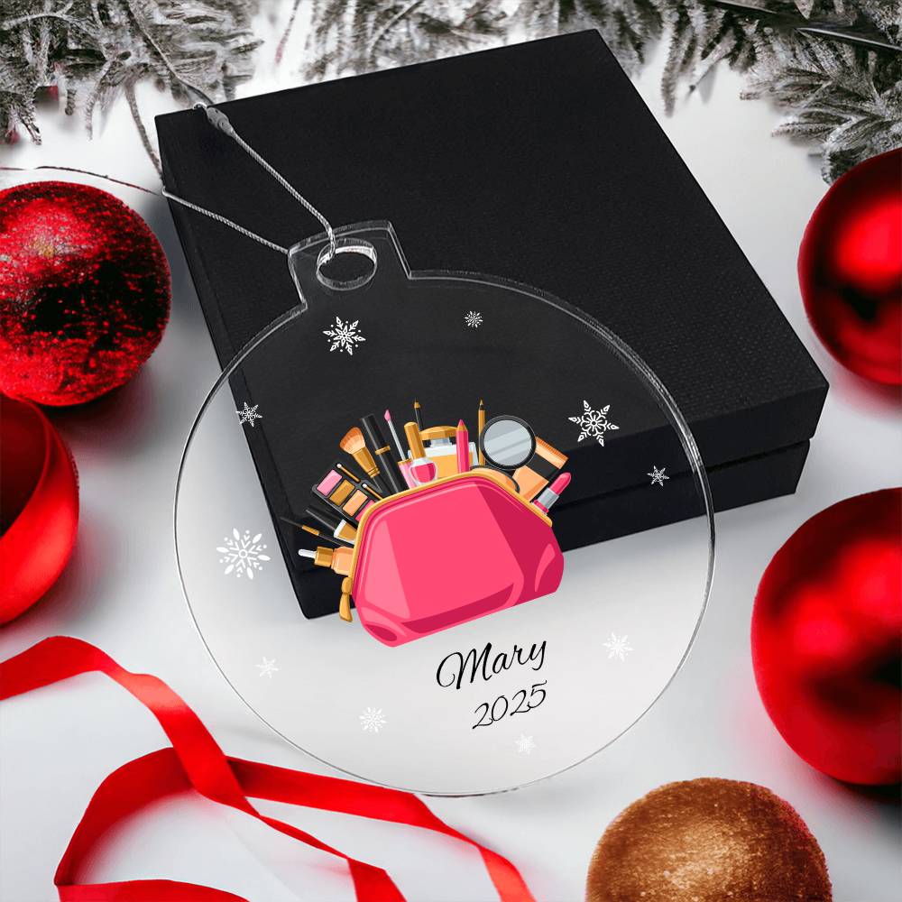 Makeup Christmas Tree Ornament