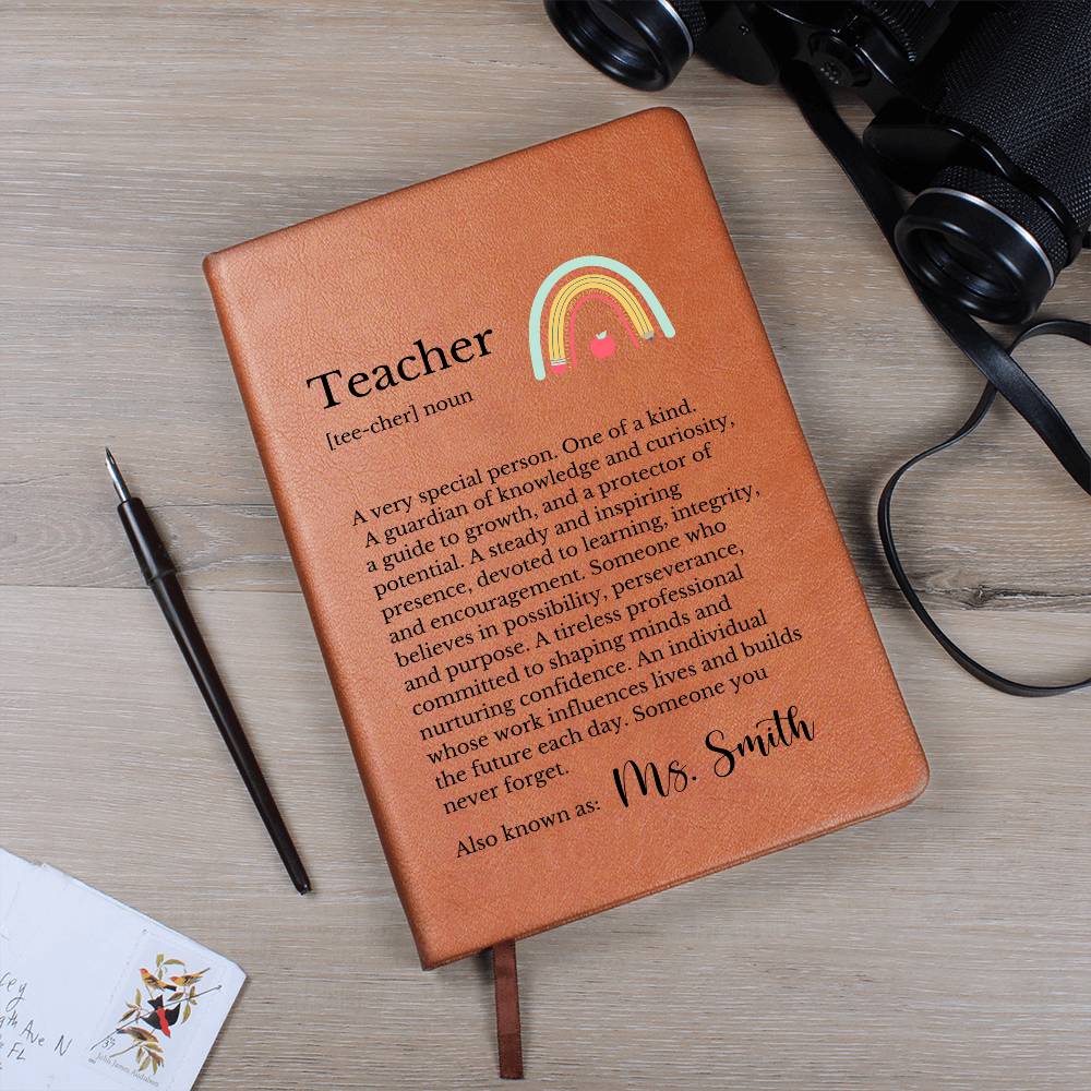 Personalized Teacher Definition Journal