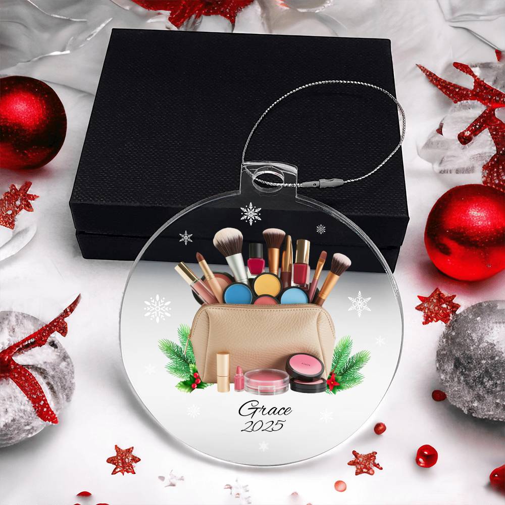 Makeup Christmas Tree Ornament