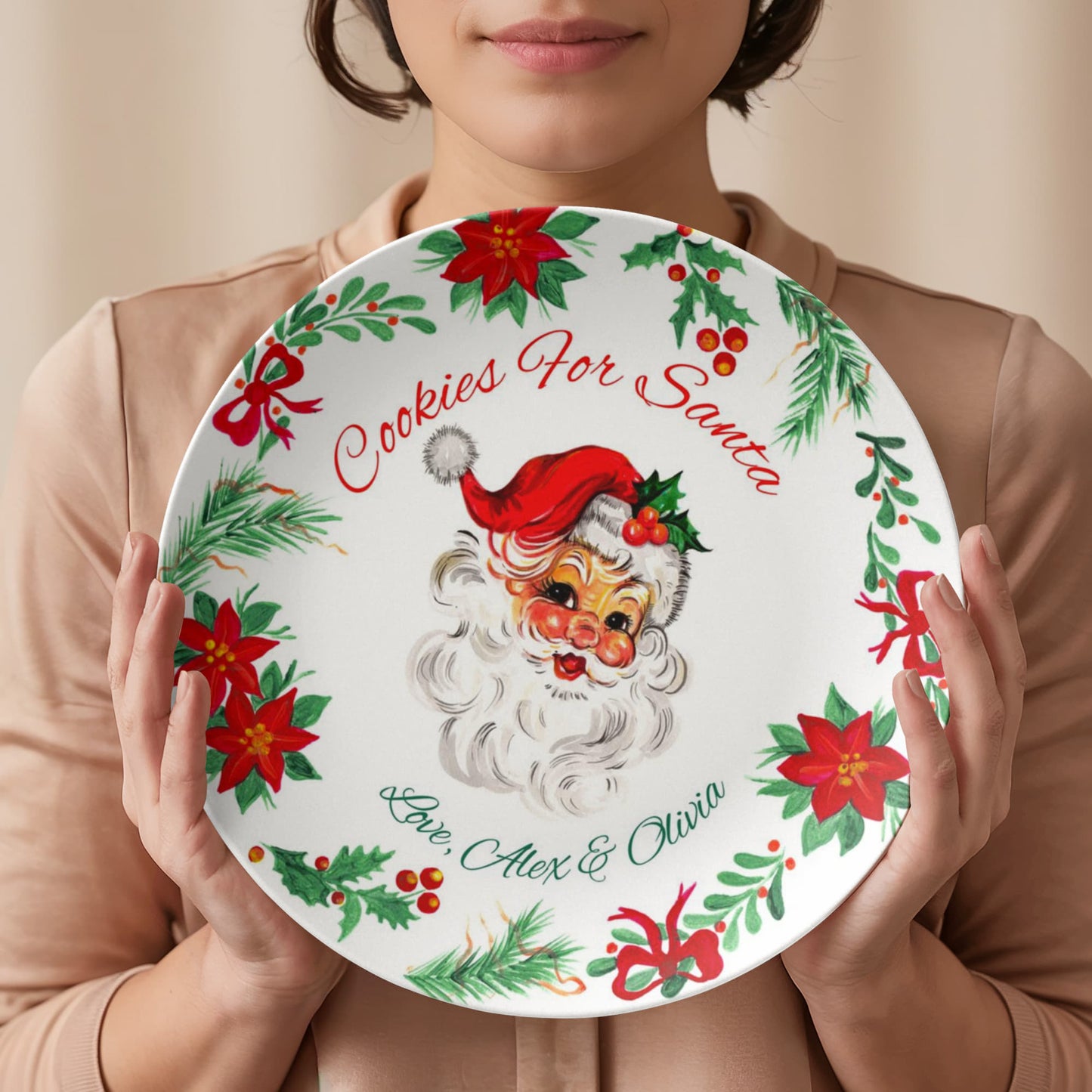 Cookies for Santa Plate