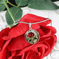 Rose Engraved Necklace in Gold or Silver-[Heartfelt Family Gift]