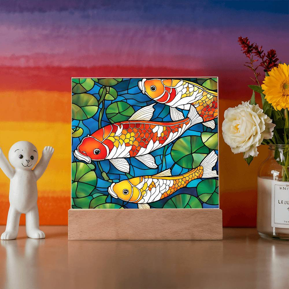 Acrylic Square Plaque-[Heartfelt Family Gift]