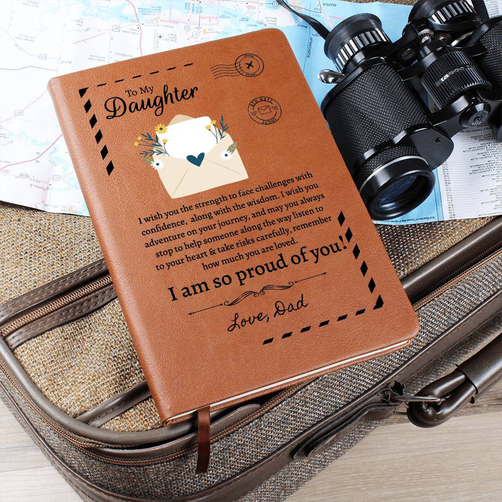 To My Daughter Journal from Mom Or Dad-[Heartfelt Family Gift]