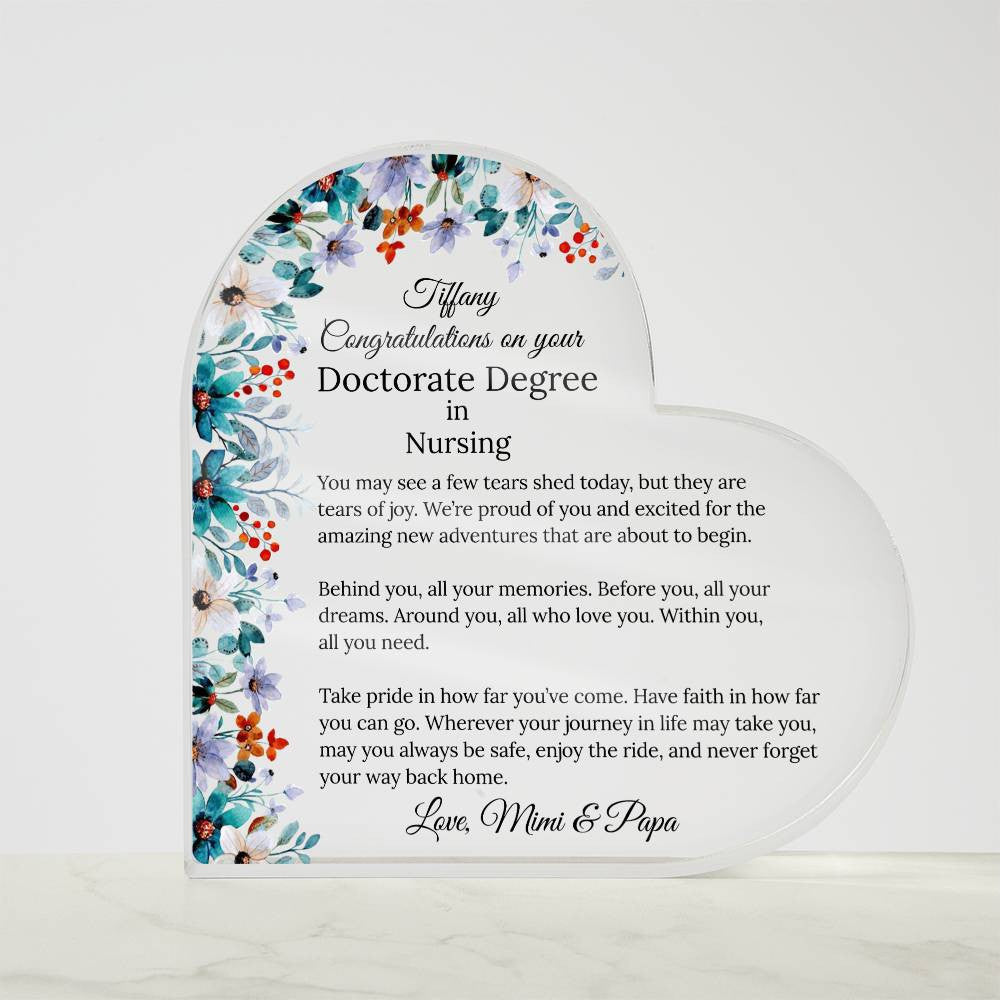 Personalized Doctorate Phd Graduation Gift