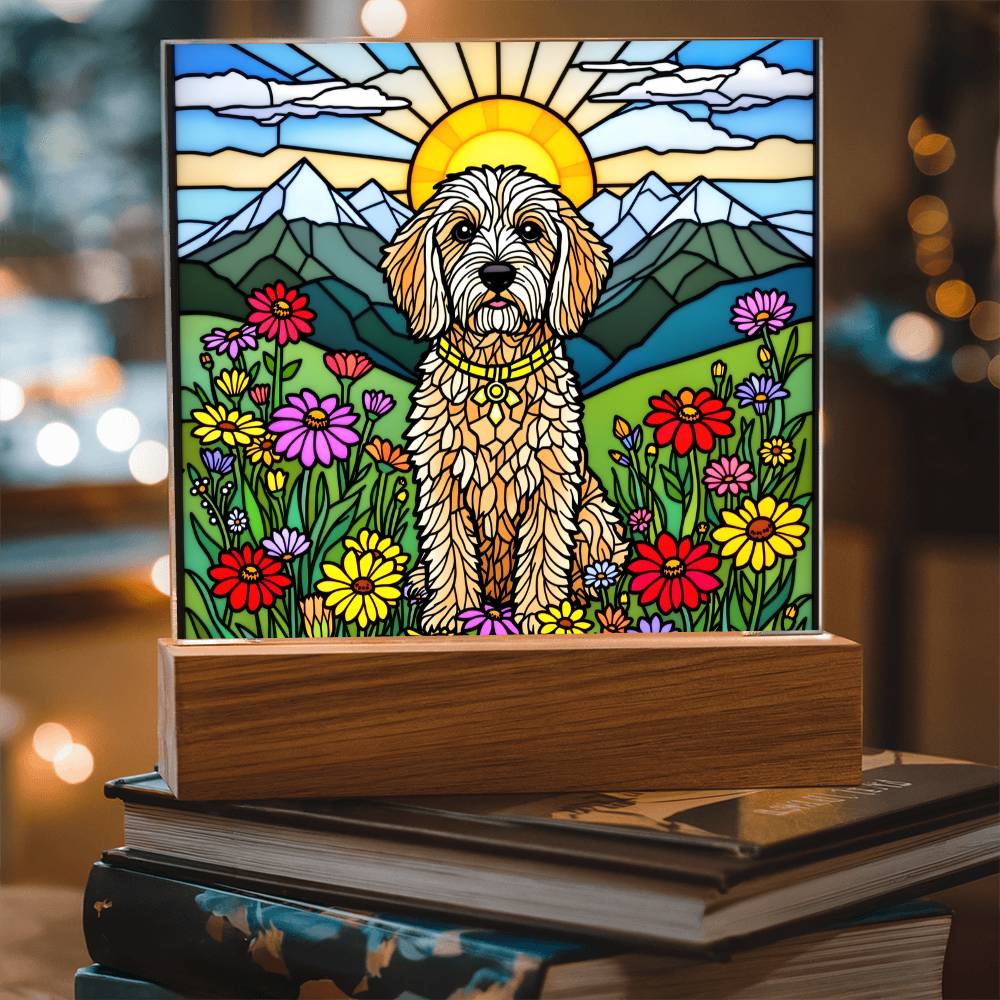 Labradoodle Lighted Plaque