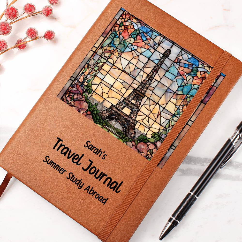 Paris Travel Journal Personalized-[Heartfelt Family Gift]