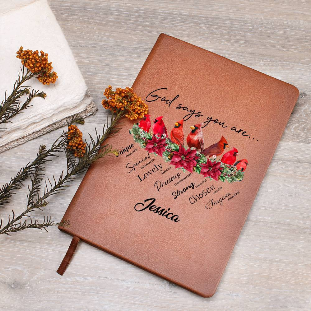 Cardinal Birds God Says You Are Journal-[Heartfelt Family Gift]