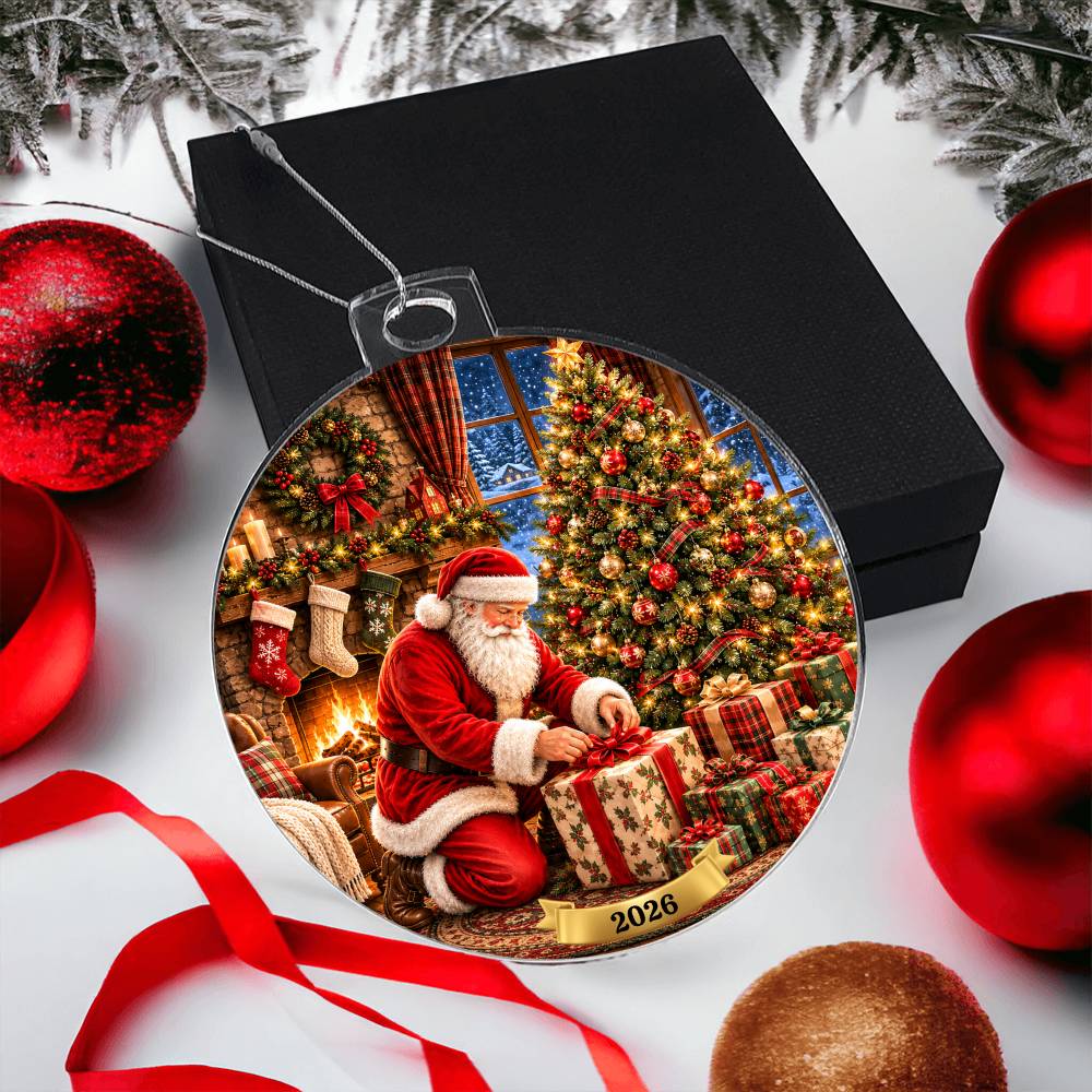 Santa Christmas Ornament