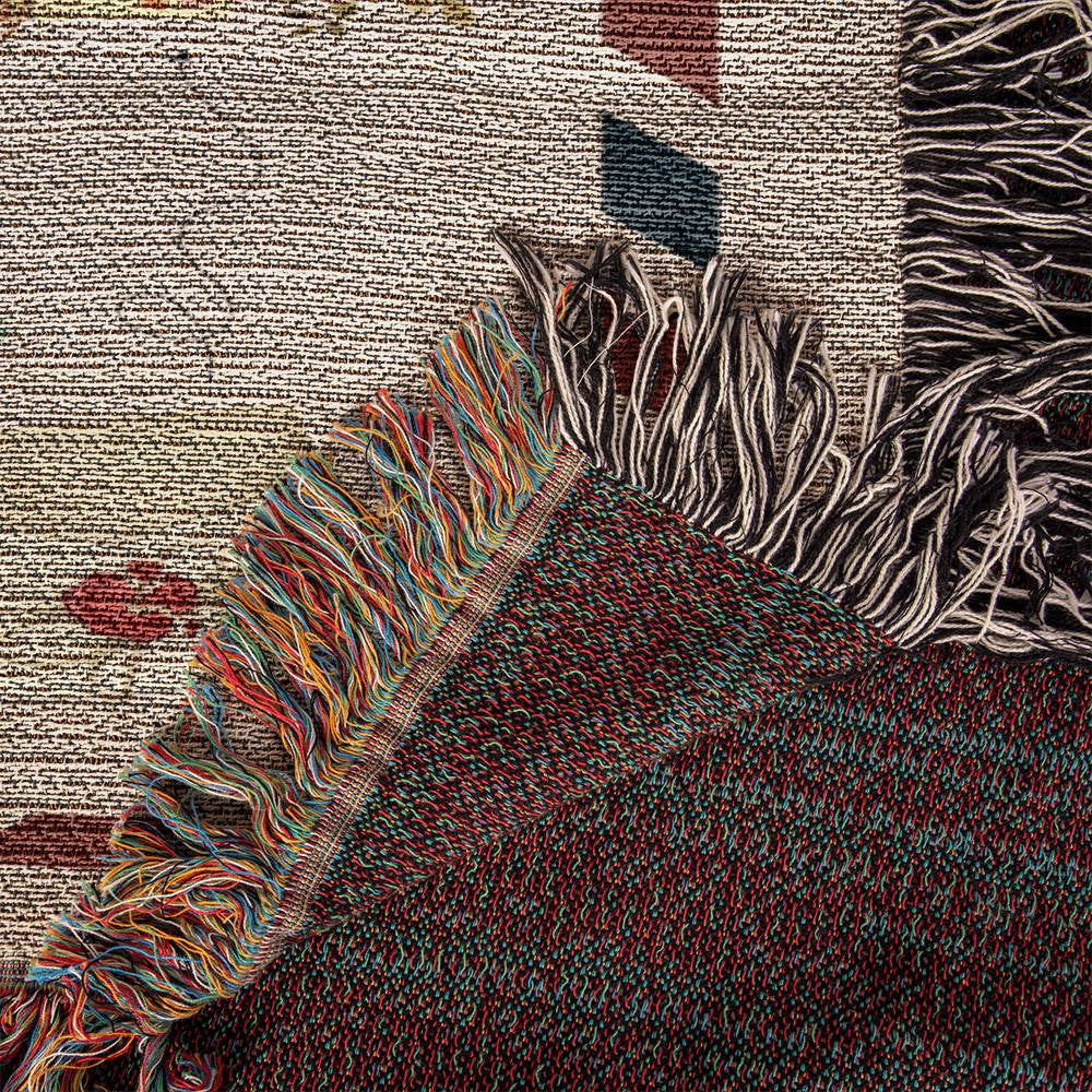 Heirloom Artwork Woven Blanket (Portrait)-[Heartfelt Family Gift]