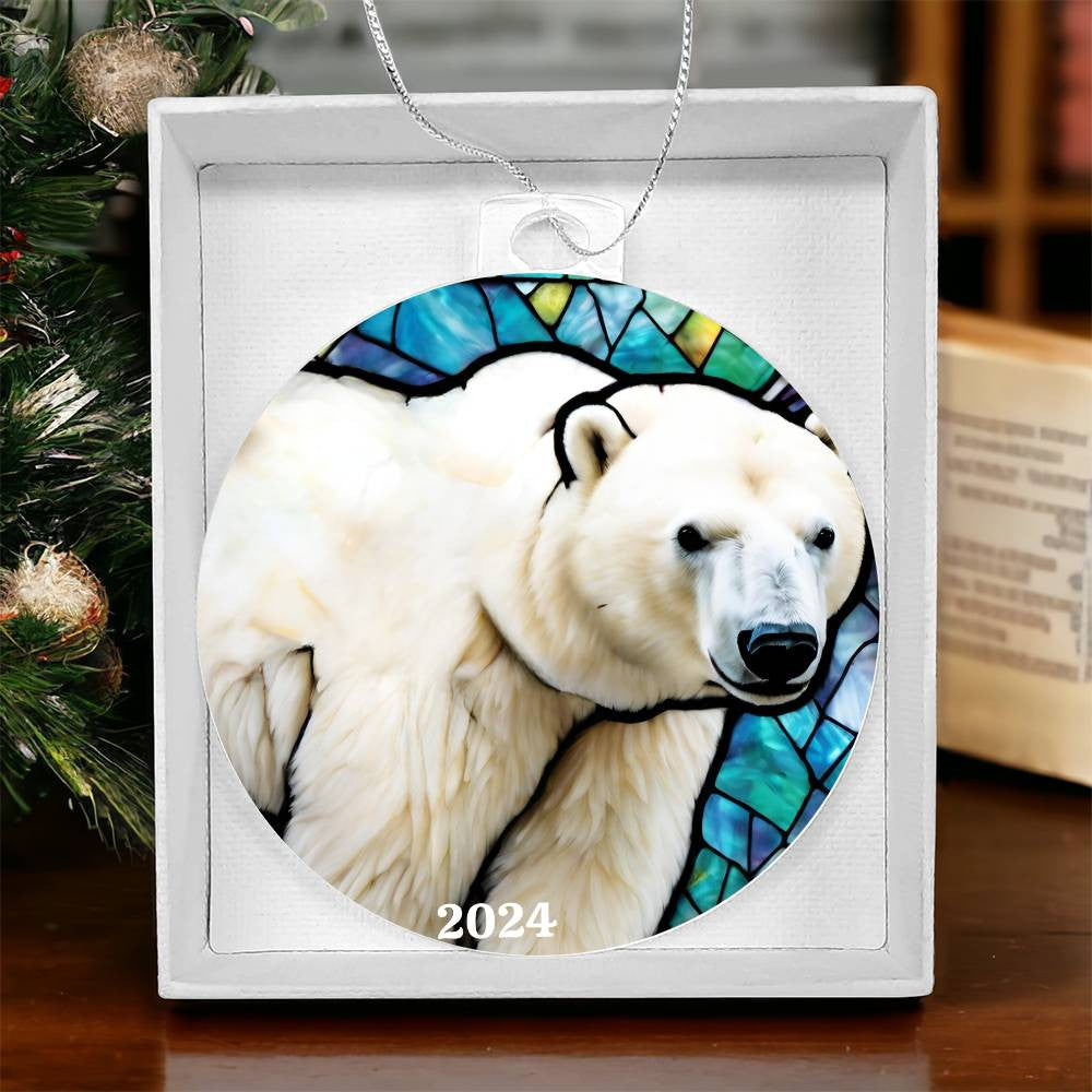 Polar Bear Christmas Ornament-[Heartfelt Family Gift]
