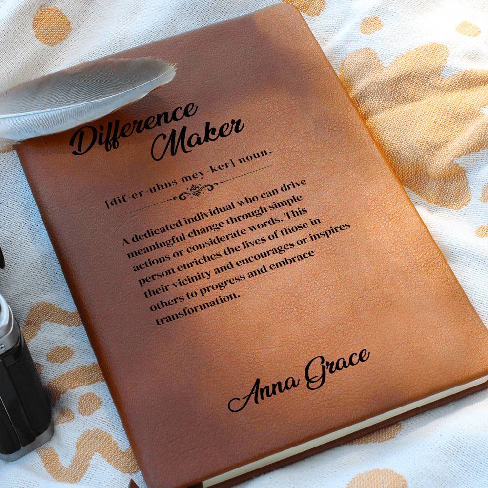 Difference Maker Personalized Journal