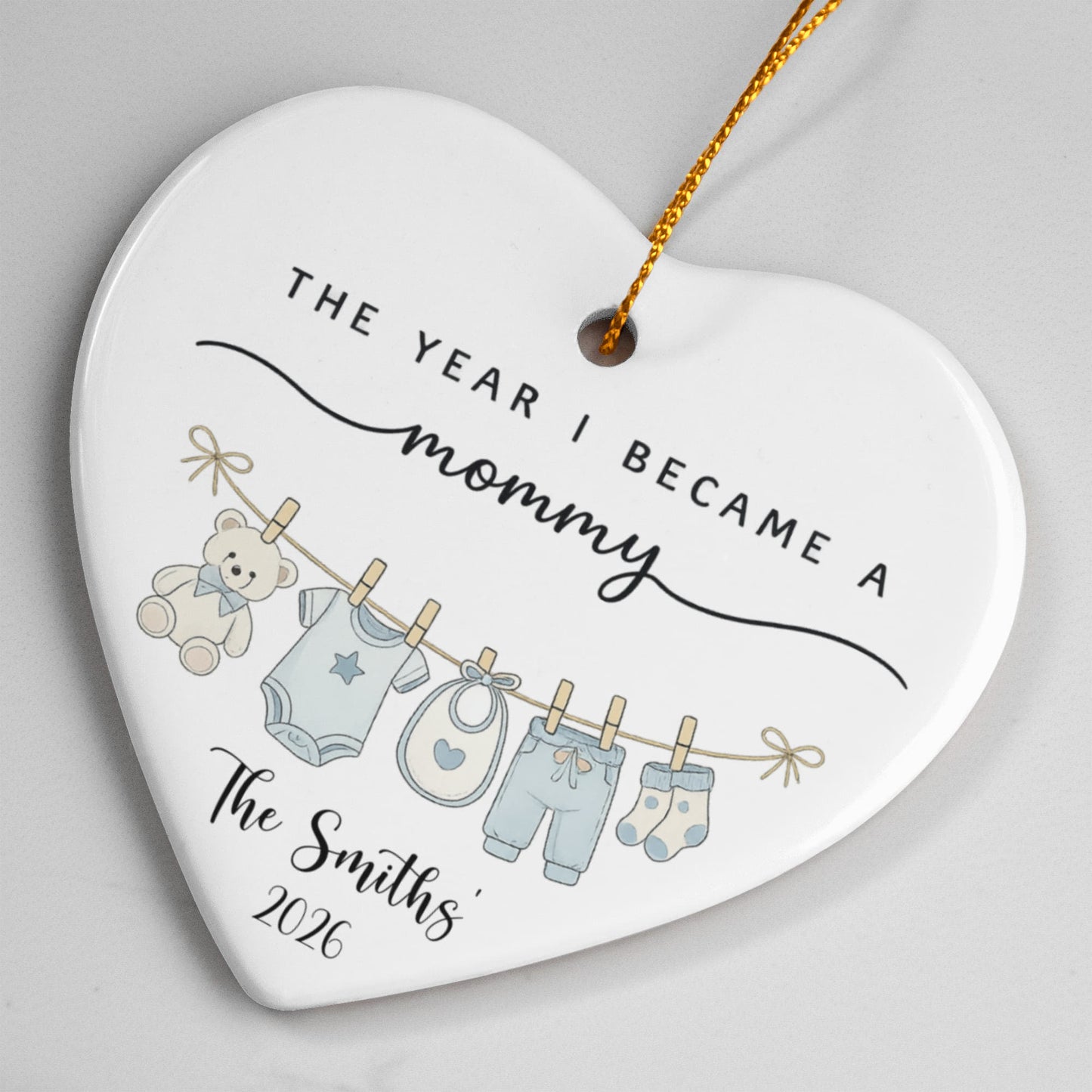 1st Christmas As Mom New Parent Ornament