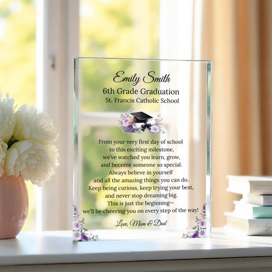6th Grade Graduation Acrylic Plaque