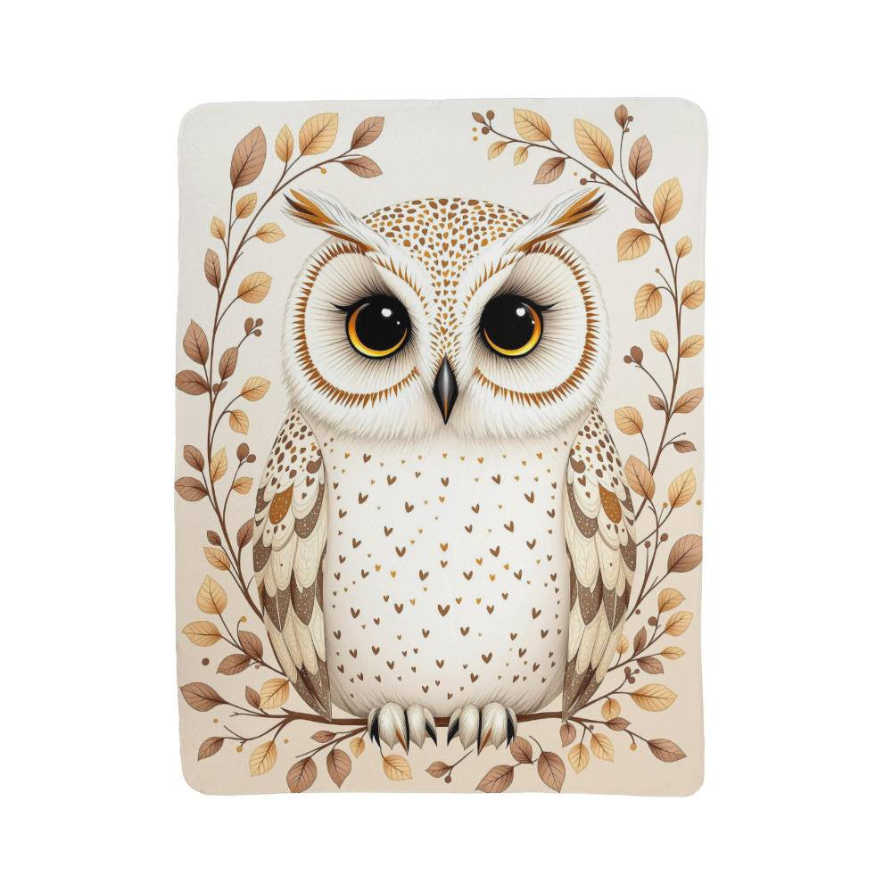 Owl Fleece Blanket-[Heartfelt Family Gift]