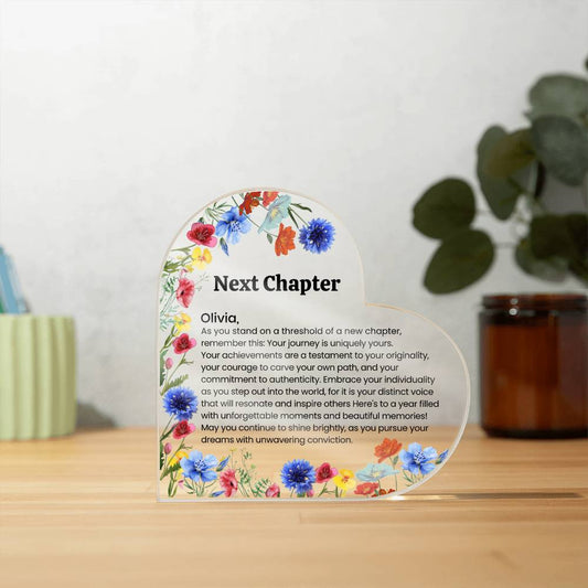 Acrylic Heart Plaque