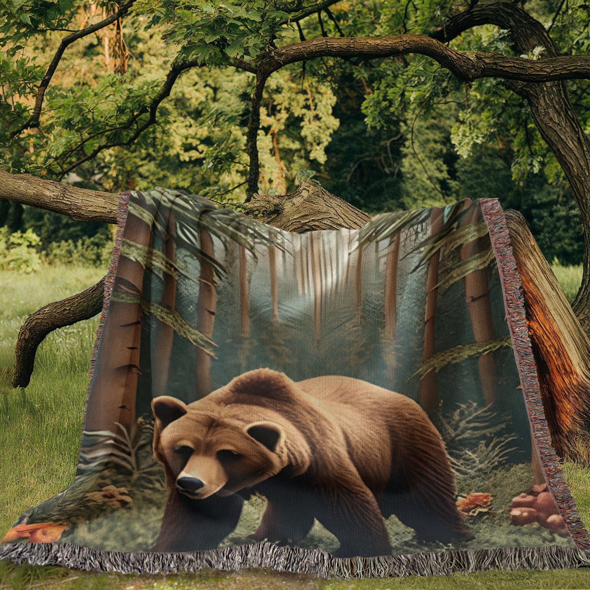 Grizzly Bear Blanket-[Heartfelt Family Gift]