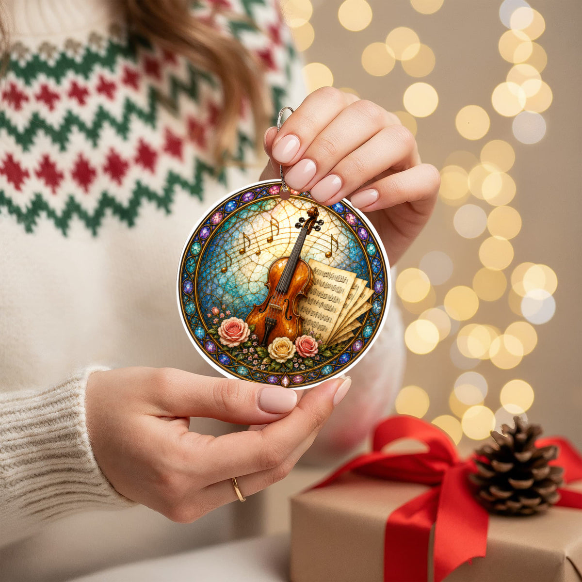 Acrylic Circle Ornament