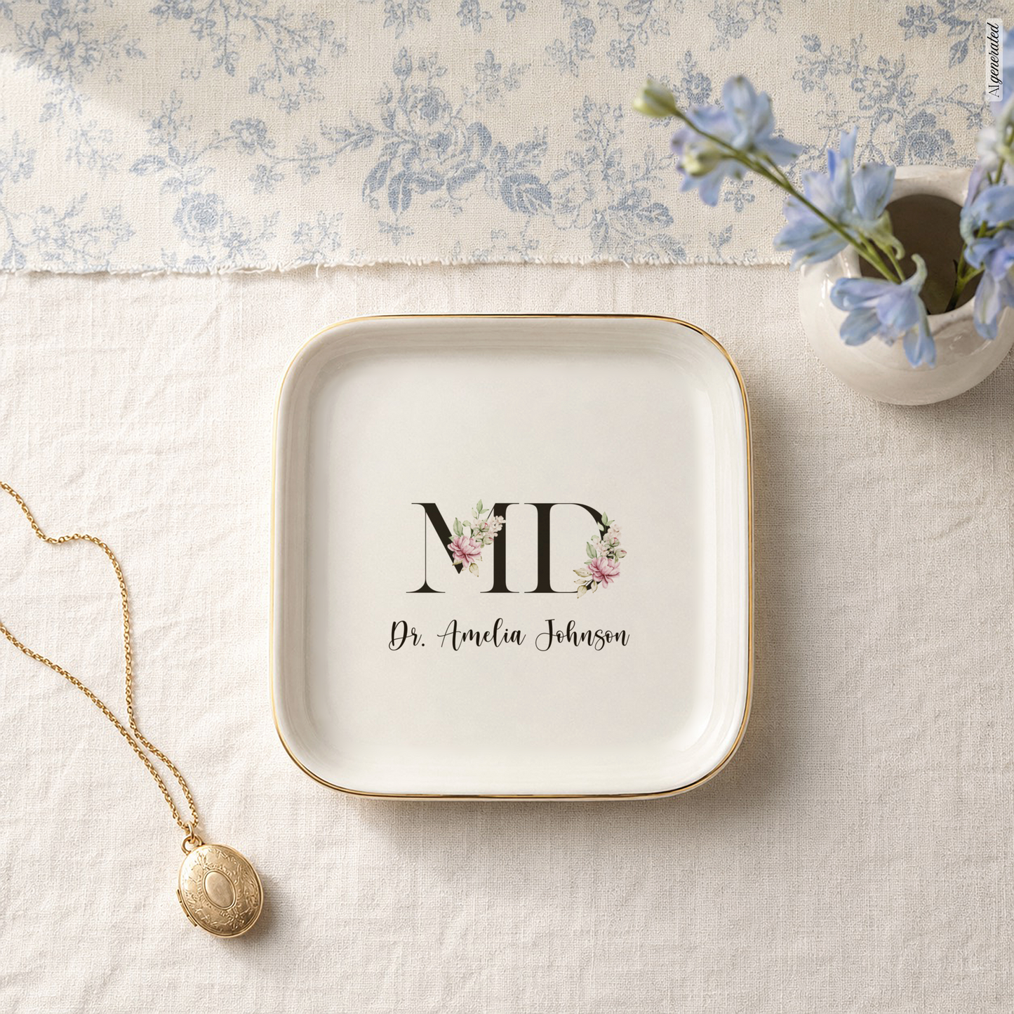Personalized Doctor Jewelry Dish
