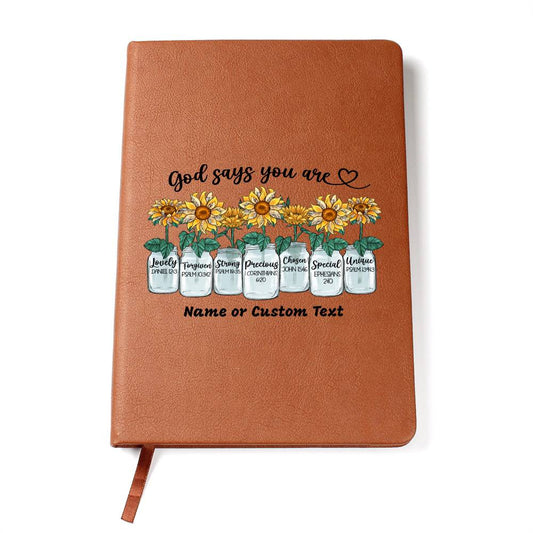 God Says You Are Custom Journal Gift-[Heartfelt Family Gift]