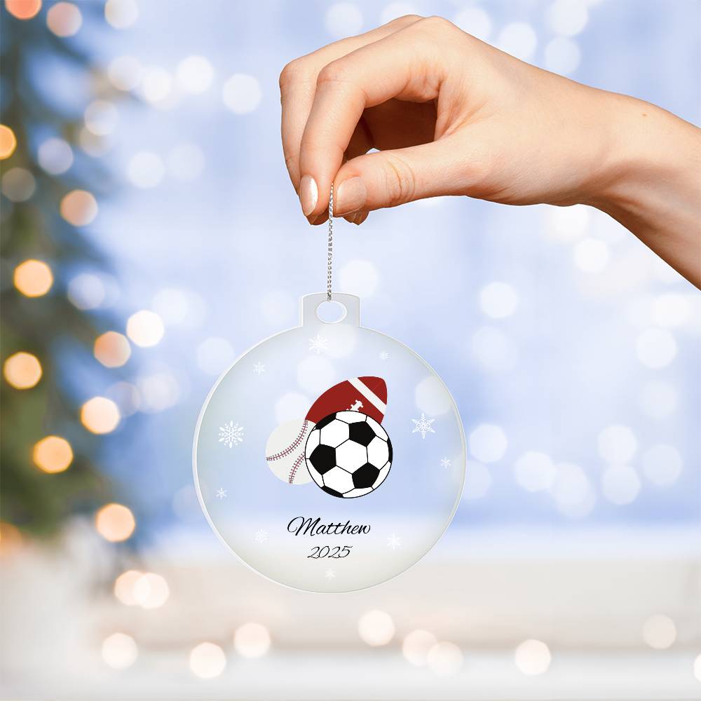 Sports Christmas Tree Ornament