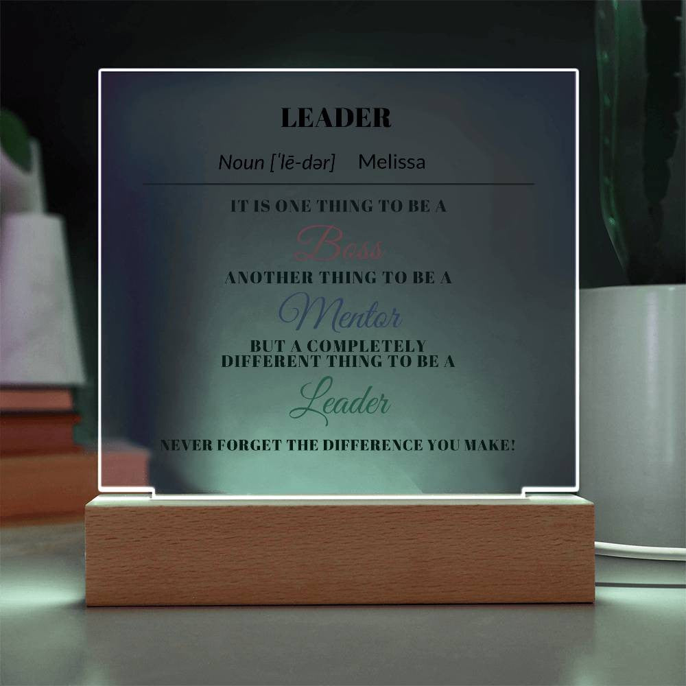 Boss Gift for Coworker Acrylic Plaque-[Heartfelt Family Gift]