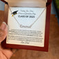 Graduation Memorial Name Necklace From Loved One Class of 2025-[Heartfelt Family Gift]