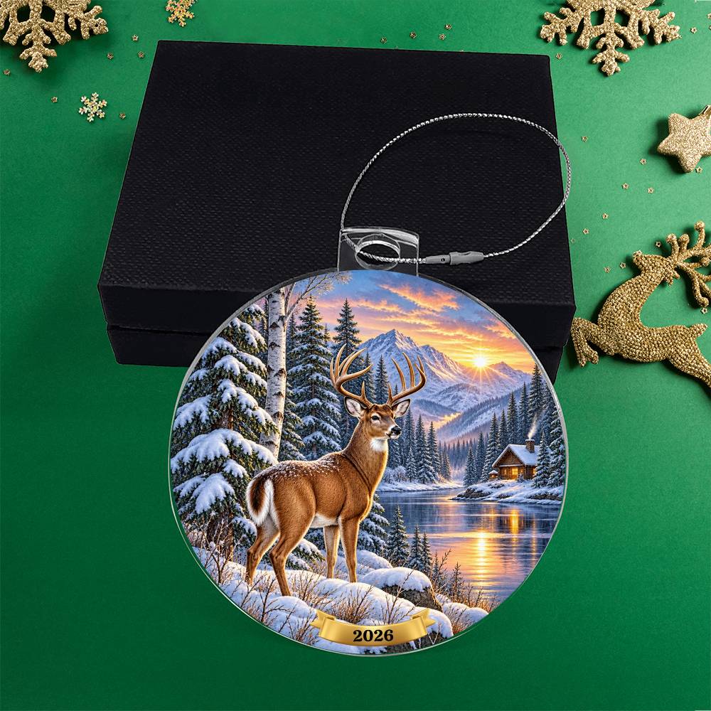 Deer Christmas Ornament