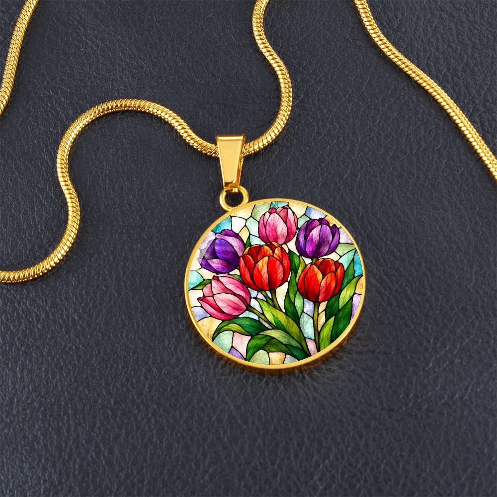 Personalized Flower Necklace