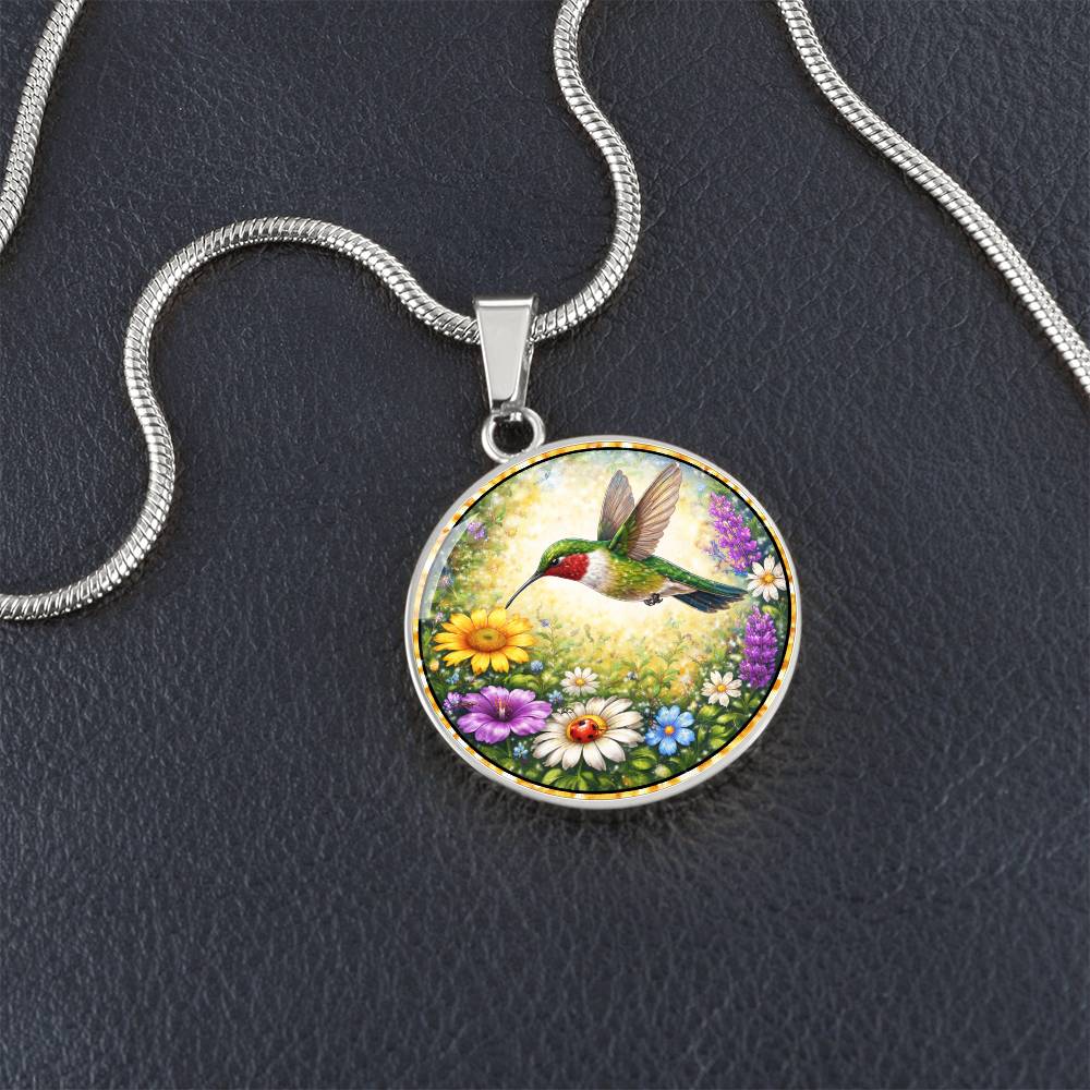 Hummingbird Personalized Engraved Necklace Bracelet or Keychain