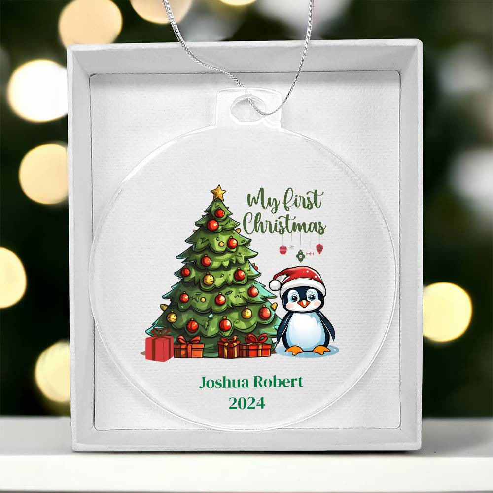 Baby's 1st Christmas Ornament-[Heartfelt Family Gift]