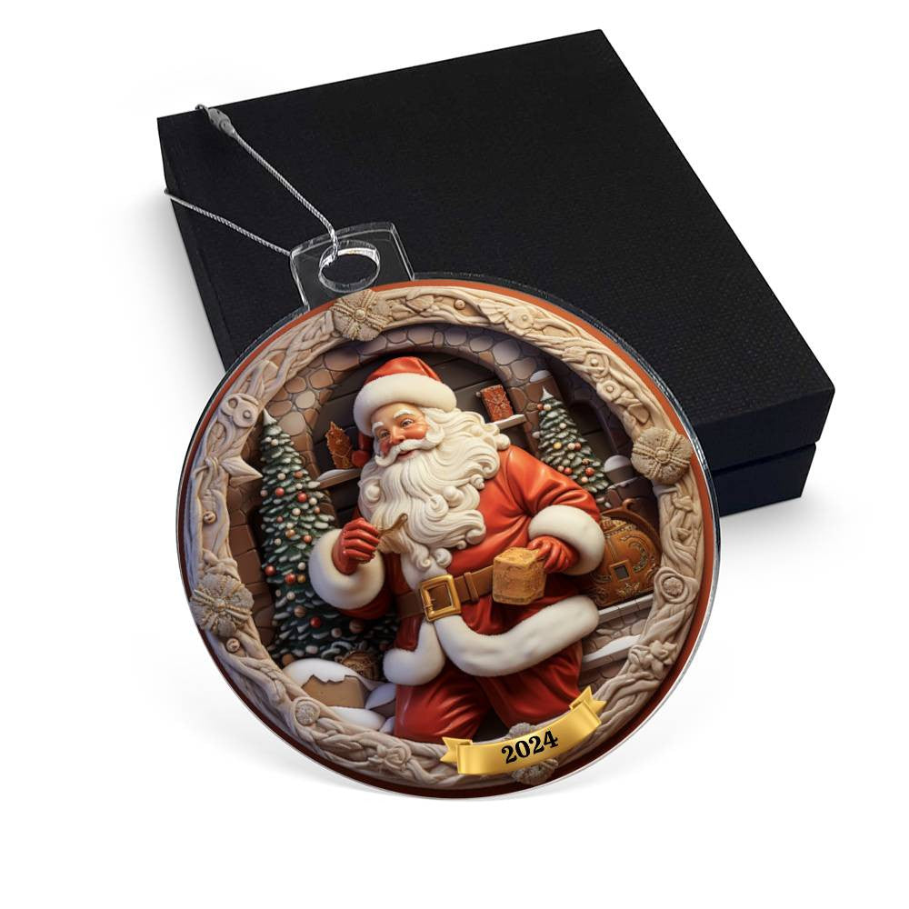 Santa Christmas Ornament-[Heartfelt Family Gift]