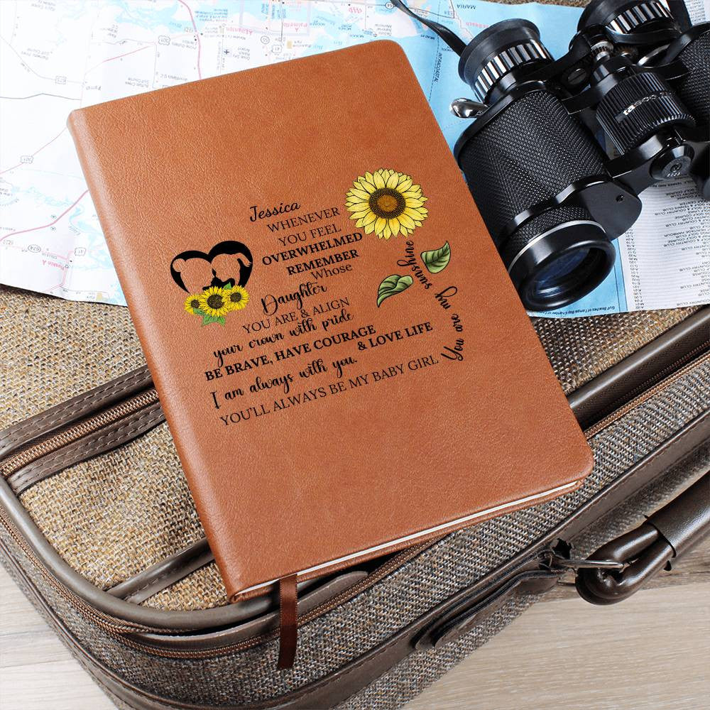 Daughter Sunflower Keepsake Journal-[Heartfelt Family Gift]