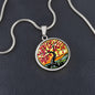 Cherry Blossom Tree Necklace with Engraving-[Heartfelt Family Gift]