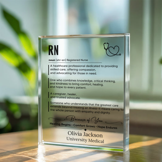 RN Definition Plaque