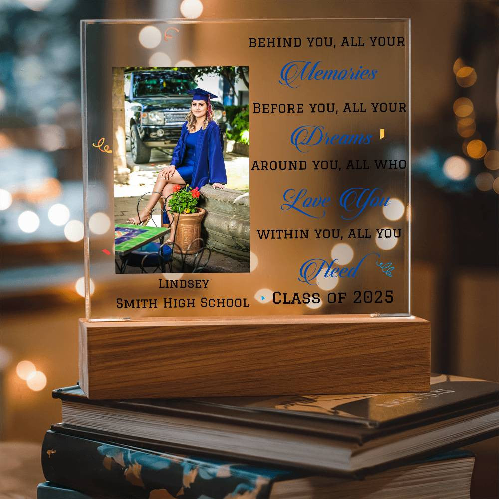 Personalized Graduation Keepsake Gift Photo Plaque-[Heartfelt Family Gift]