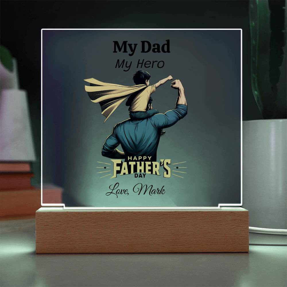 Custom Plaque for Dad Gift-[Heartfelt Family Gift]