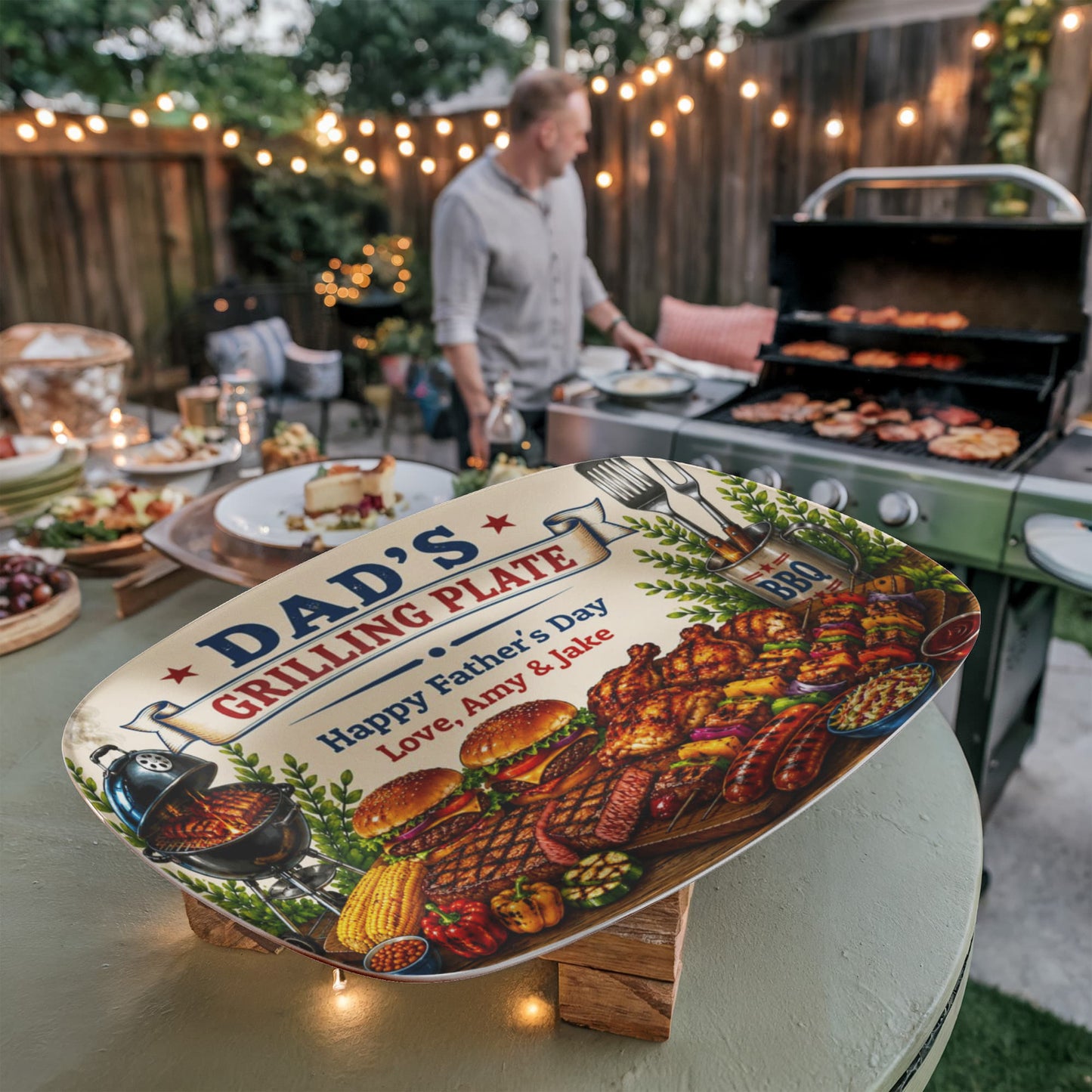 Dad's Grilling Plate