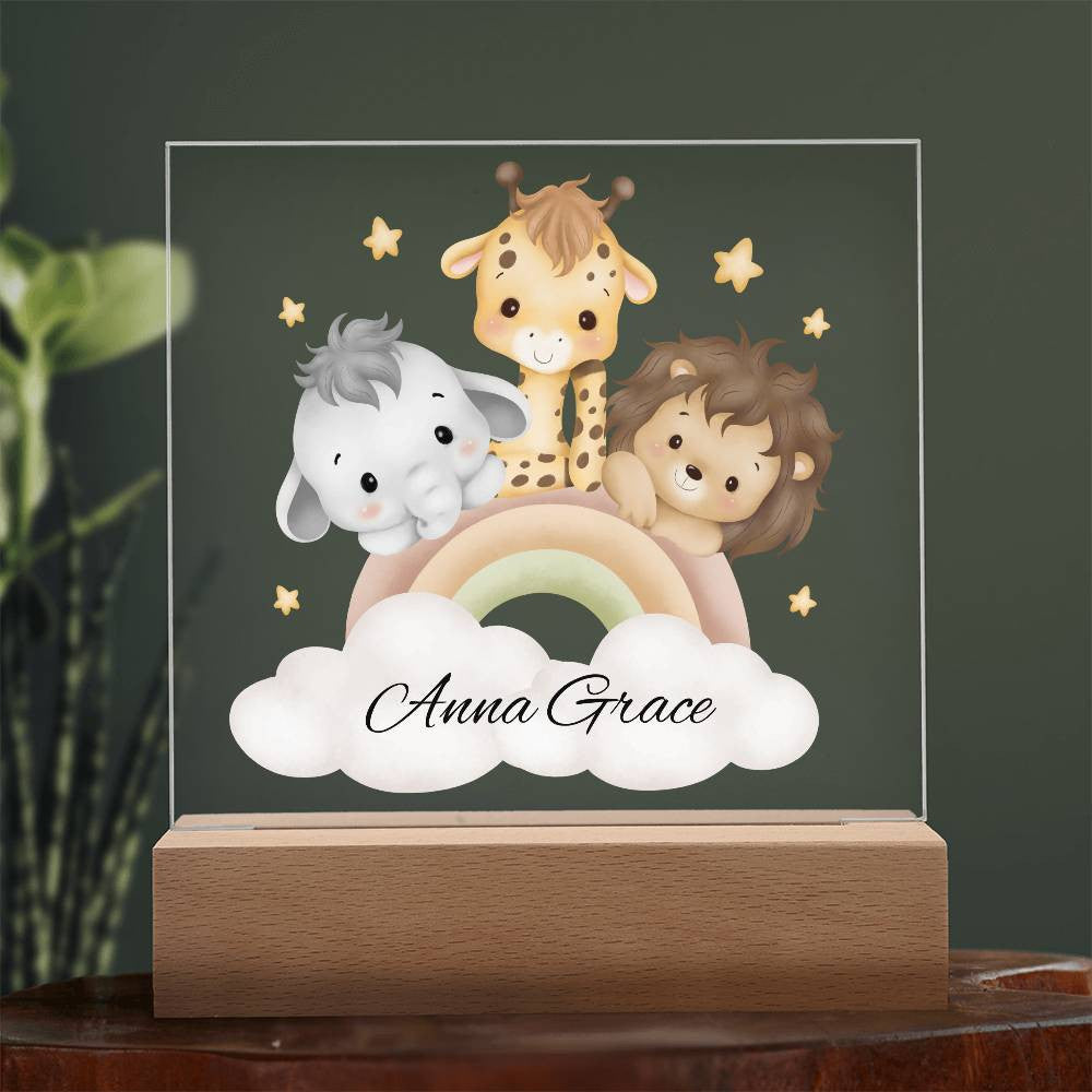 Baby Nursery Safari Night Light-[Heartfelt Family Gift]