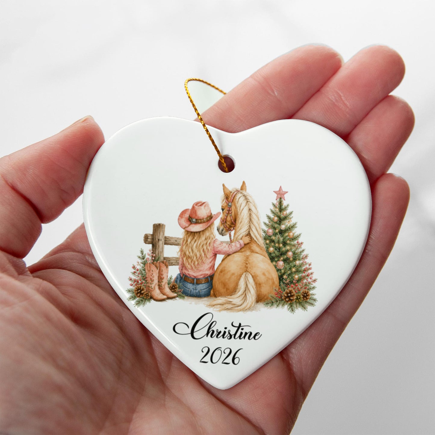 Ceramic Heart Ornament