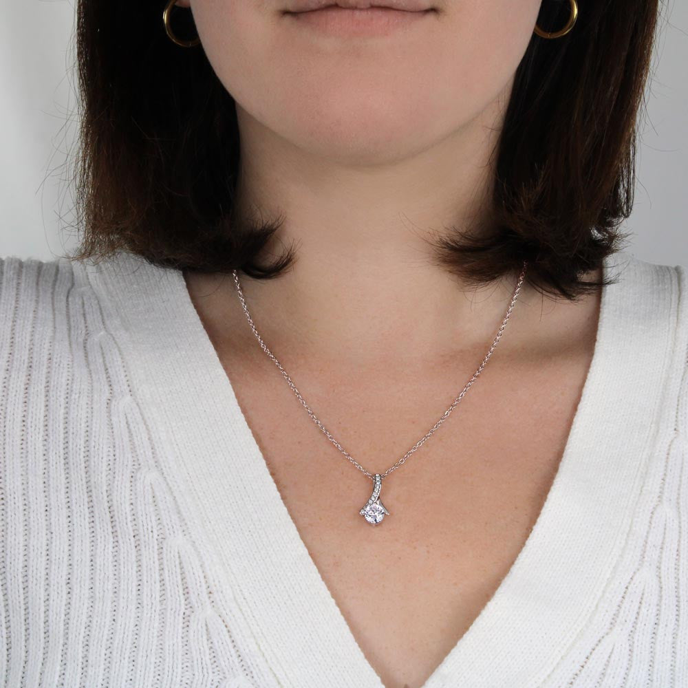 To My Daughter Personalized Necklace Gift from Mom or Dad-[Heartfelt Family Gift]