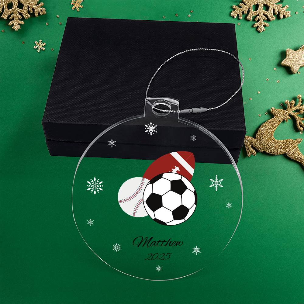 Sports Christmas Tree Ornament