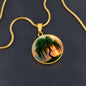 Weeping Willow Tree Engraved Necklace-[Heartfelt Family Gift]