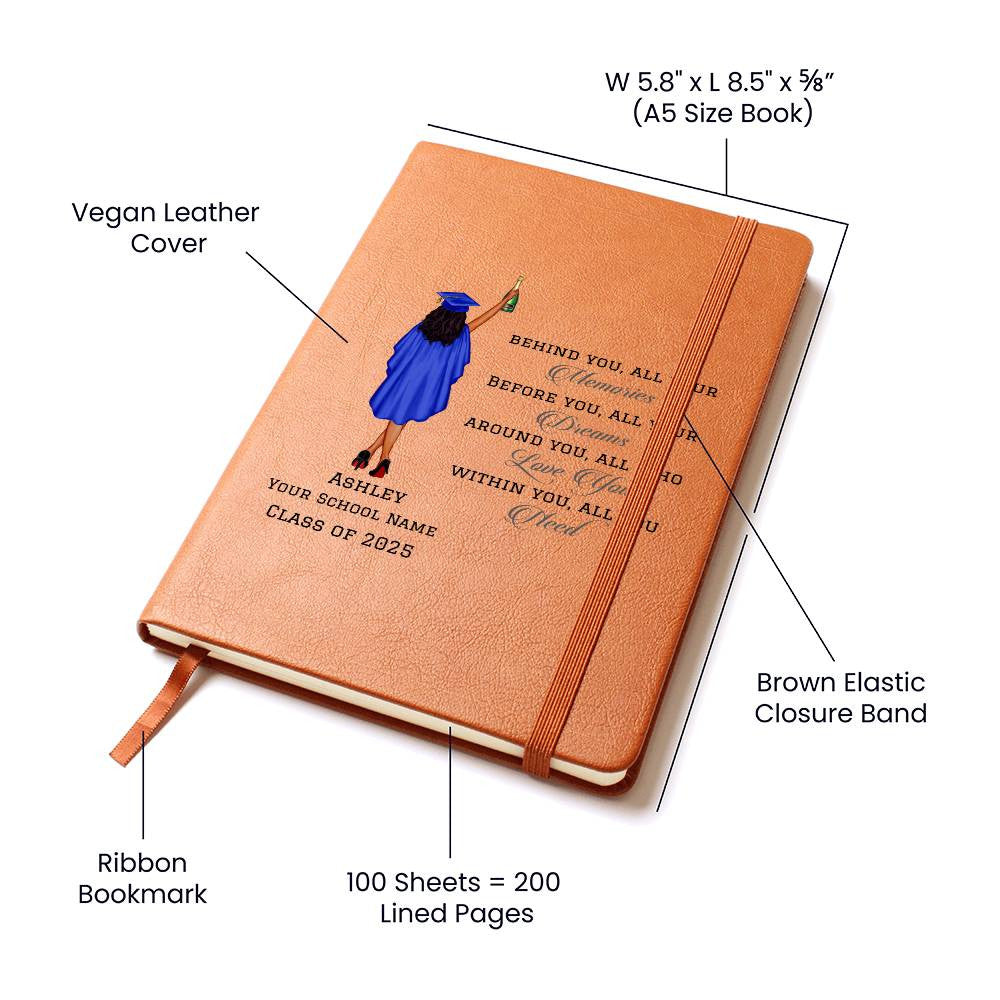 Class of 2025  Personalized Graduation Journal-[Heartfelt Family Gift]