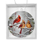 Cardinal Ornament, Print Cardinal Ornament, Christmas Tree Decorations, Acrylic Cardinal Christmas Ornament, Cardinal Christmas Ornament-[Heartfelt Family Gift]