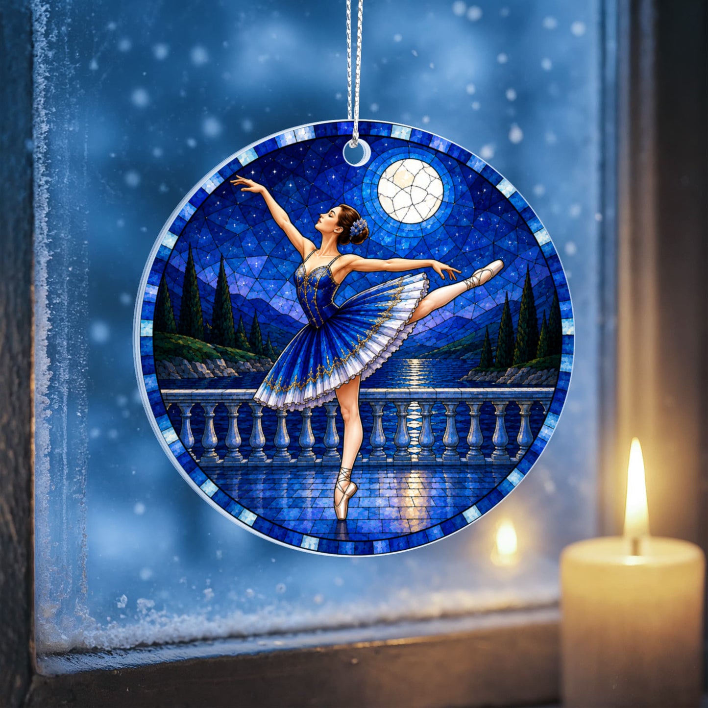 Ballerina Acrylic Christmas Ornaments