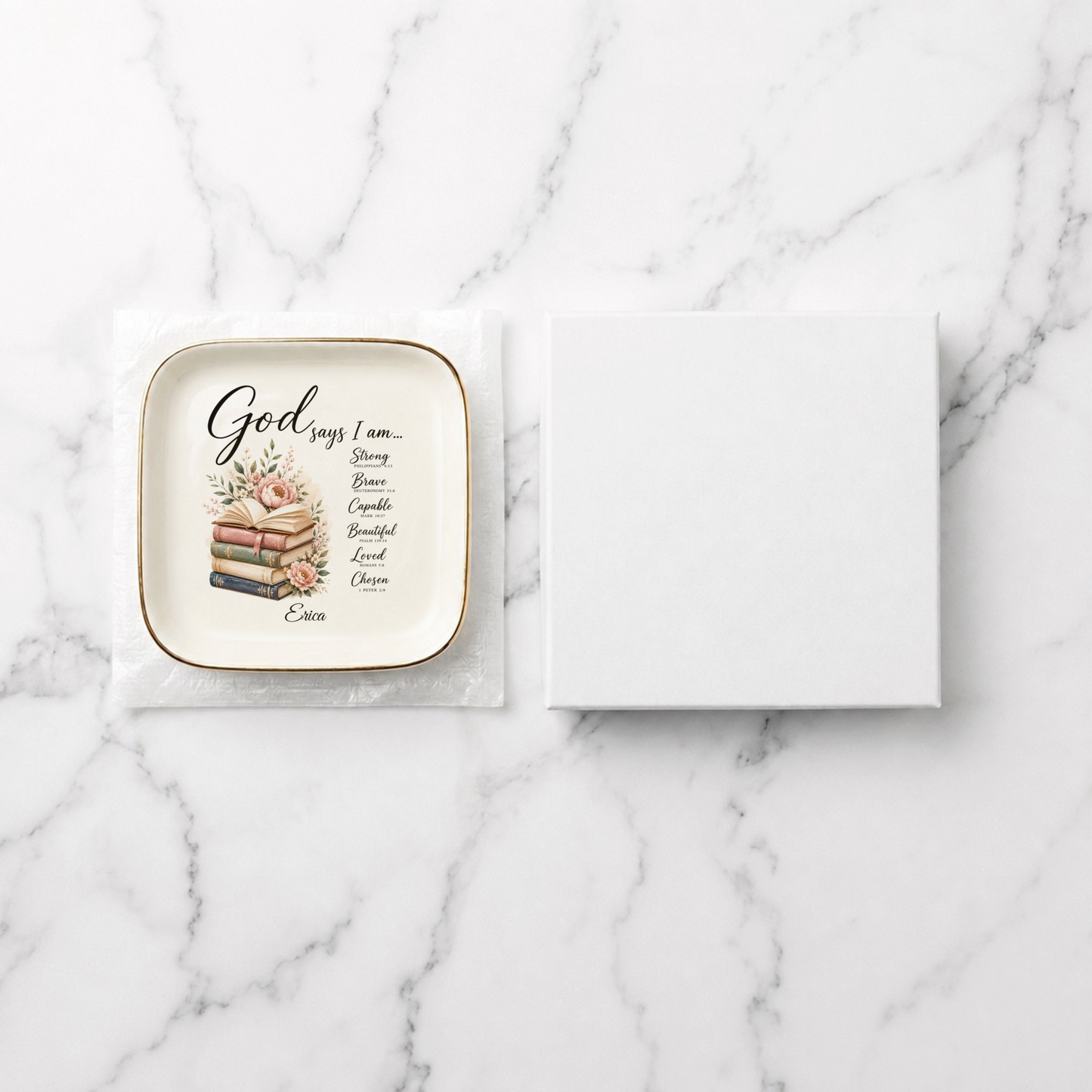 Book Lover Christian Jewelry dish