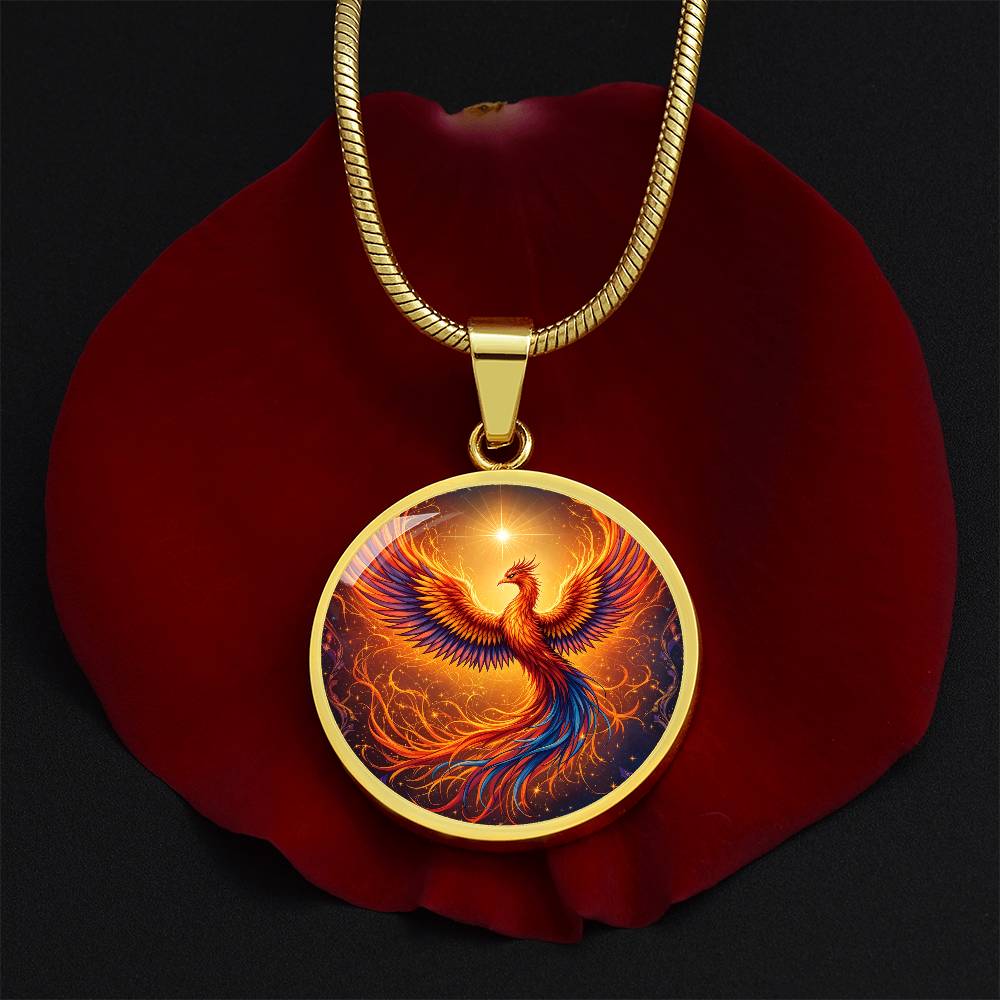 Rising Phoenix Pendant Necklace