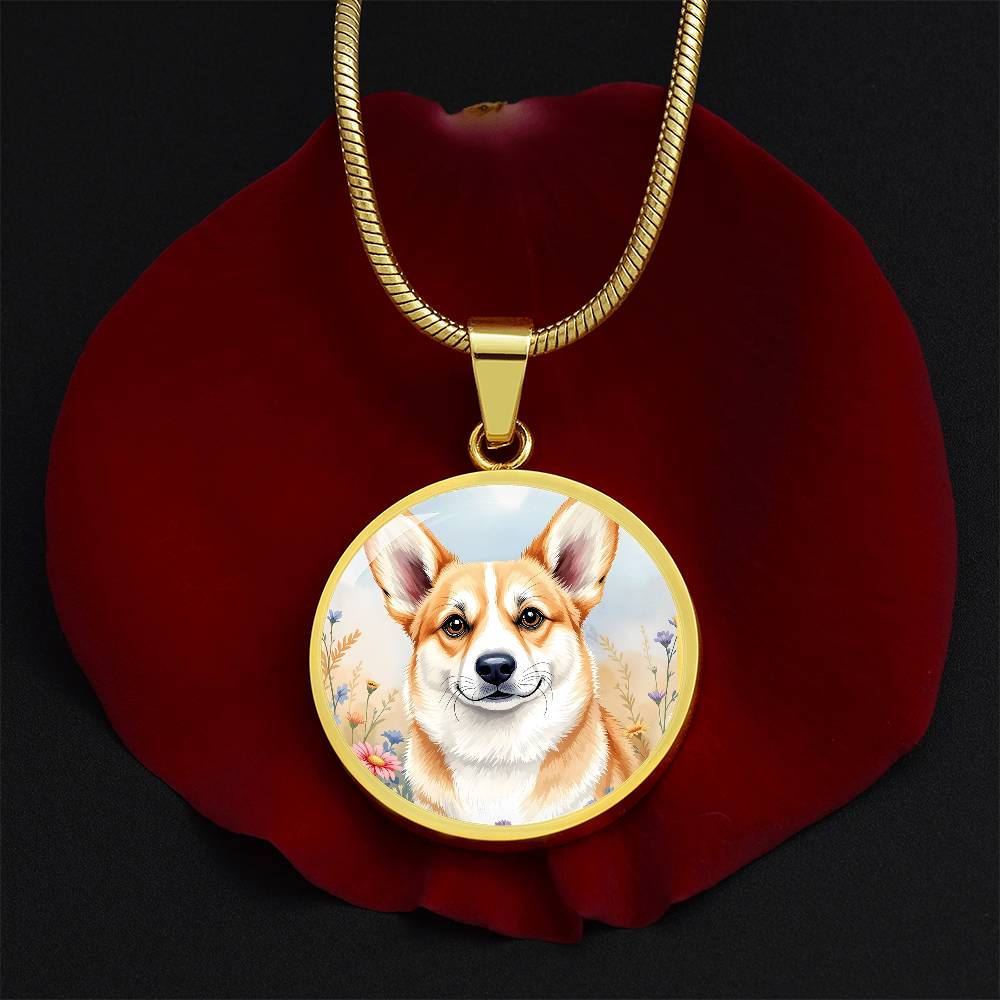 Corgi Dog Pendant Necklace