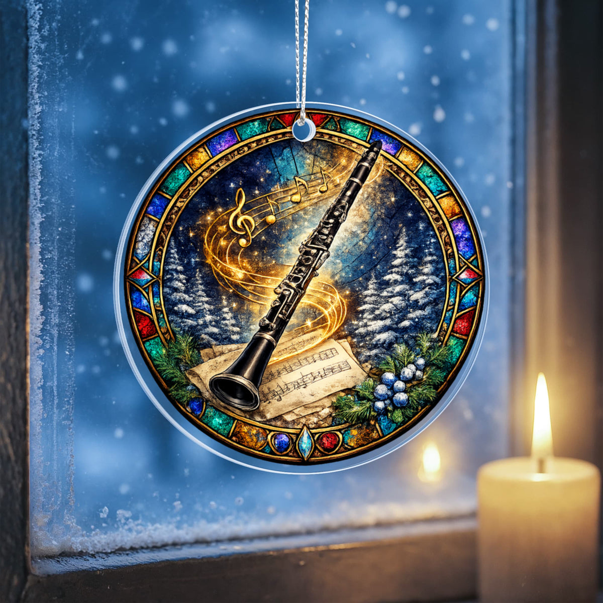 Acrylic Circle Ornament