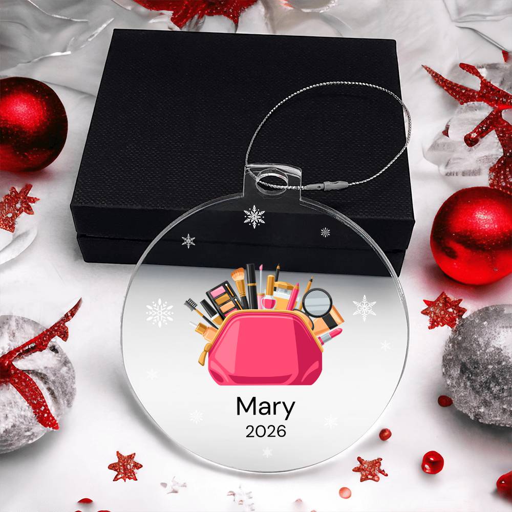 Makeup Christmas Tree Ornament